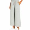 Women * | New Jessica Simpson Light Heather Gray Ruffle Mia Pants Women