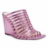 Women * | Cheap Jessica Simpson Meta Pink Strappy Wedge Sandal Women