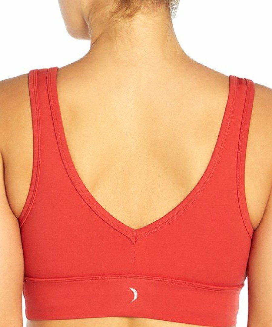 Women * | Brand New Jessica Simpson Baked Apple Mikie Wireless Sports Bra For Women