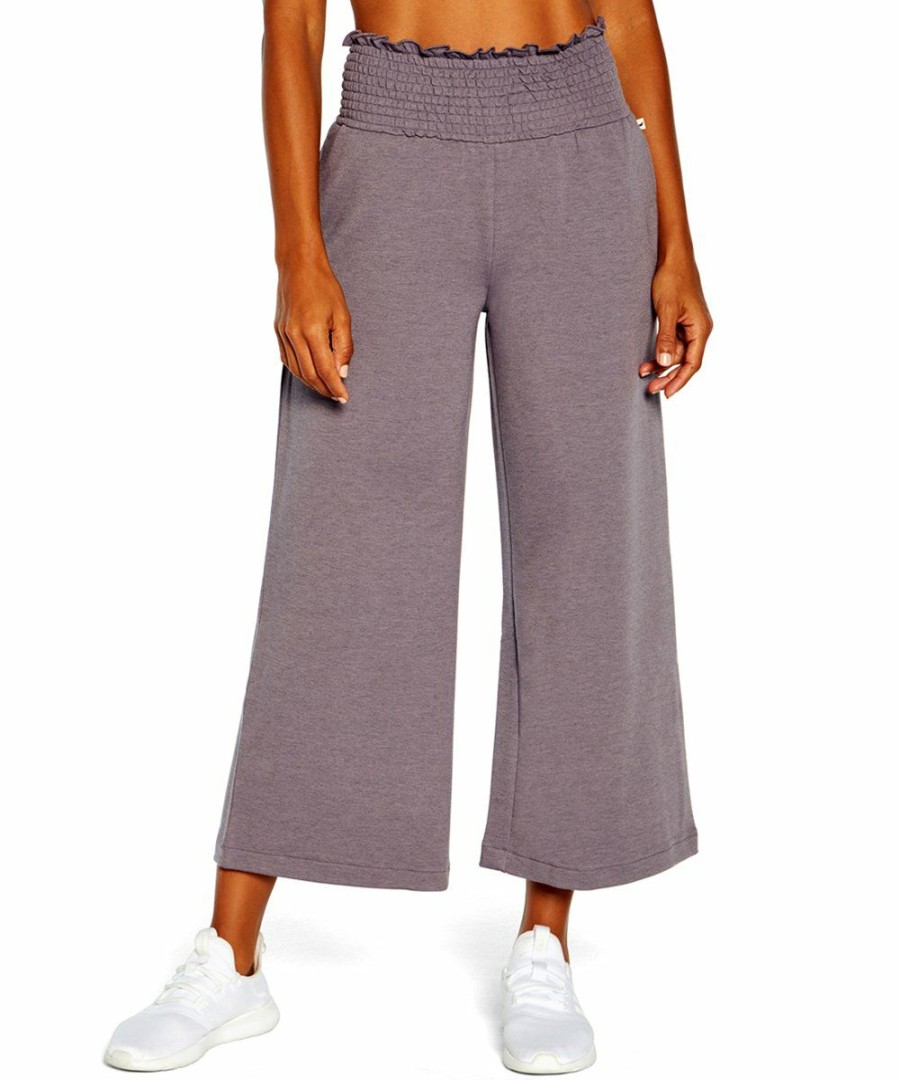 Women * | Best Deal Jessica Simpson Heather Gray Ridge Ruffle Mia Pants Women