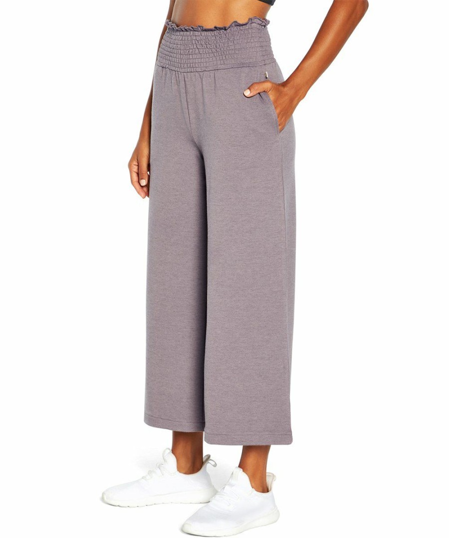 Women * | Best Deal Jessica Simpson Heather Gray Ridge Ruffle Mia Pants Women