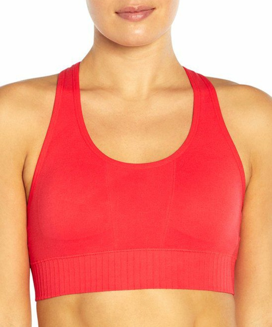 Women * | Buy Jessica Simpson Hibiscus Kimmy Wireless Sports Bra For Women