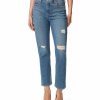 Women * | Deals Jessica Simpson Blue Distressed Spotlight High-Rise Jeans Women