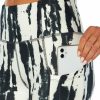 Women * | Best Reviews Of Jessica Simpson White & Black Splatter Tie-Dye Tummy-Control Pocket 22" Leggings Women