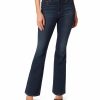 Women * | Wholesale Jessica Simpson Navy Pocket Adored Flare Jeans Women