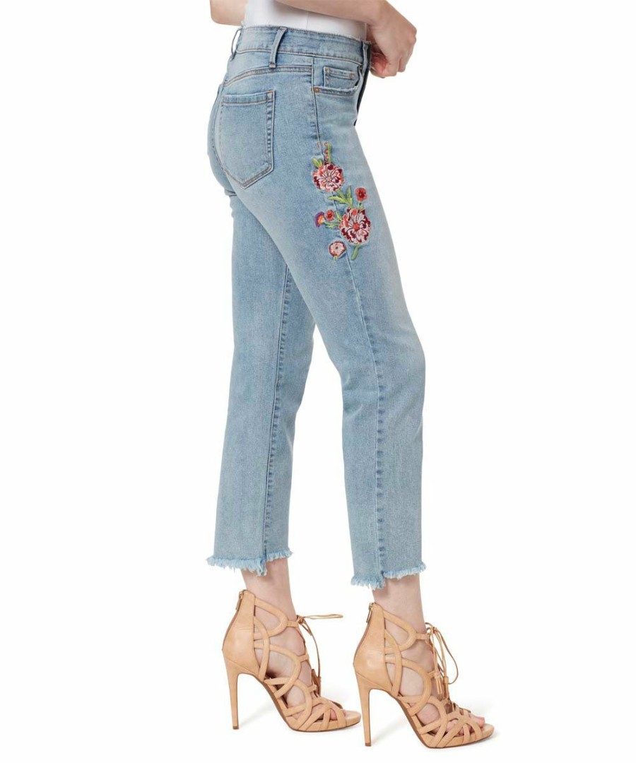 Women * | Cheap Jessica Simpson Back Roads Arrow Straight Ankle Jeans Women