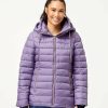 Women * | Buy Jessica Simpson Lavender Hooded Puffer Coat Women