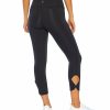 Women * | Wholesale Jessica Simpson Black Aiden 22" Capri Leggings Women