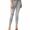 Women * | Hot Sale Jessica Simpson Gray Super Fun Adored High-Rise Skinny Jeans Women