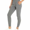 Women * | Outlet Jessica Simpson 27" Heather Charcoal Jodie Pocket Joggers Women