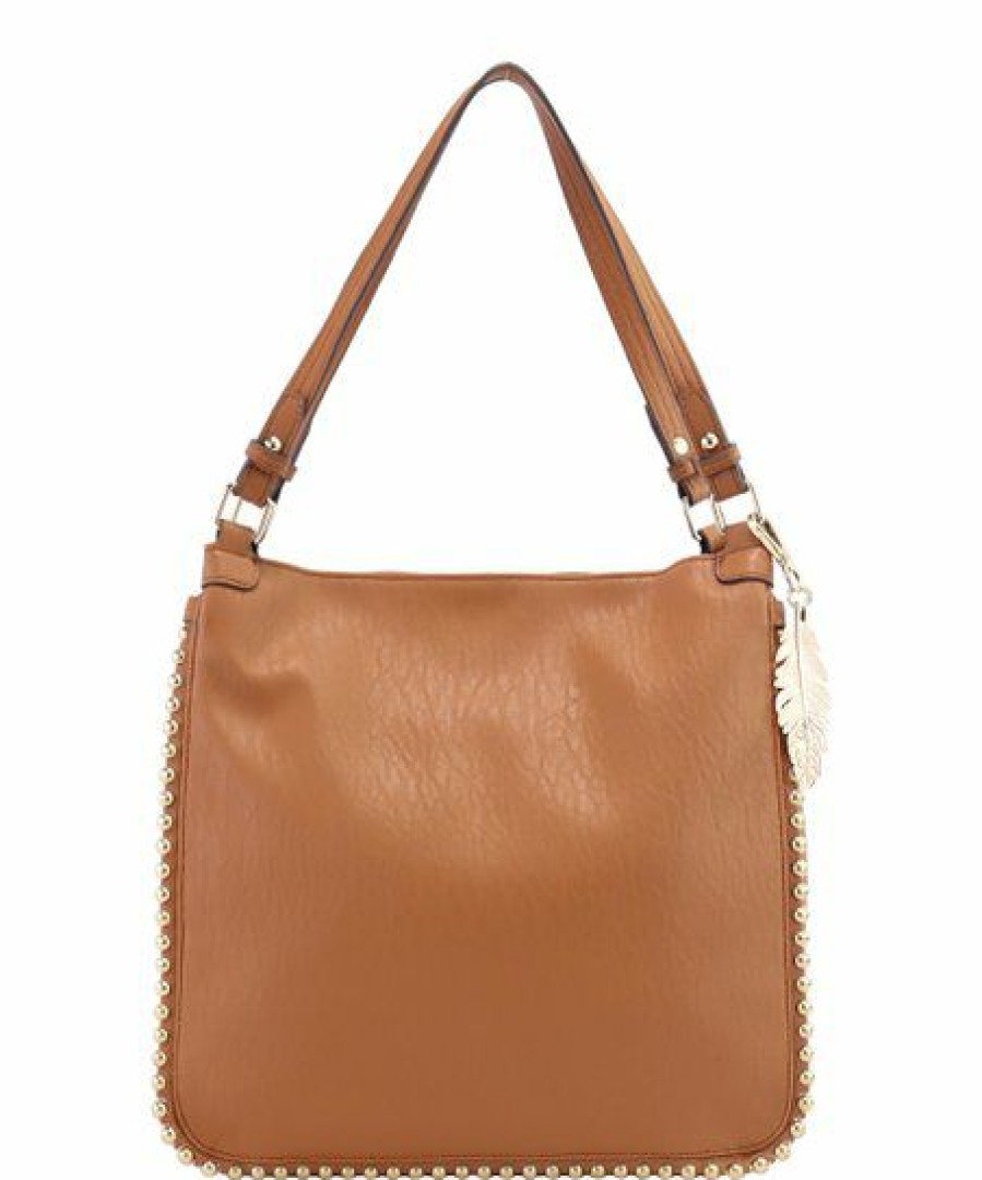 Women * | Buy Jessica Simpson Cognac Camille Four-Poster Shoulder Bag For Women