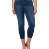 Women * | Brand New Jessica Simpson Dark Wash Adored Skinny Crop Jeans Women