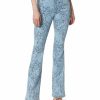 Women * | New Jessica Simpson Whirling Cheetah Pull-On Flare Jeans Women