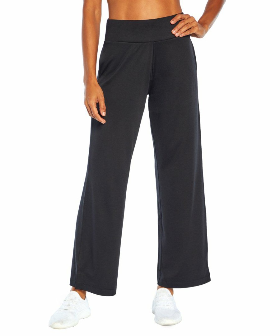 Women * | Discount Jessica Simpson Black Shea Wide-Leg Pants Women