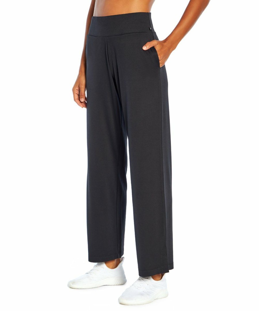 Women * | Discount Jessica Simpson Black Shea Wide-Leg Pants Women