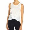 Women * | Best Pirce Jessica Simpson White Leopard Burnout Camden Tank Women