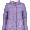 Women * | Top 10 Jessica Simpson Lavender Sherpa Reversible Puffer Coat Women