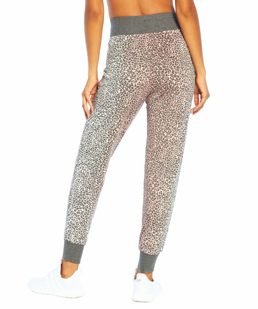 Women * | Top 10 Jessica Simpson Rosette & Gray Cheetah Ombre Tanya Joggers Women