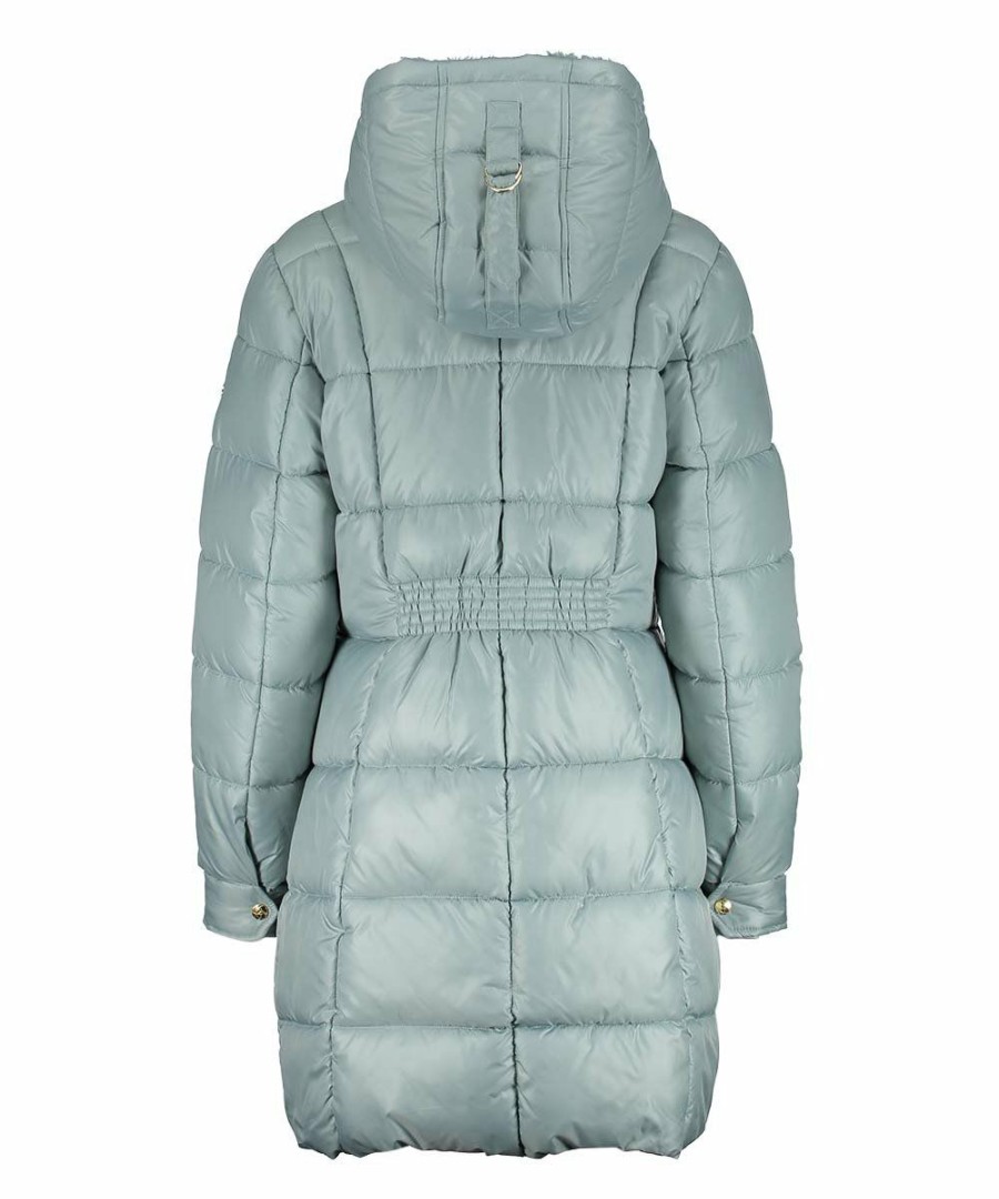 Women * | Discount Jessica Simpson Frost Blue Hooded Puffer Parka Women & Plus