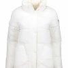 Women * | Coupon Jessica Simpson Off-White Sherpa Reversible Puffer Coat Women