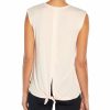 Women * | Brand New Jessica Simpson Ballet Slipper Tie-Accent Hattie V-Neck Cap-Sleeve Tee Women