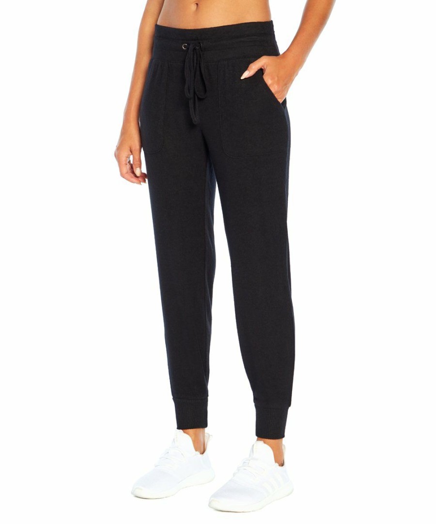 Women * | Brand New Jessica Simpson Black Pocket Gemma Joggers Women