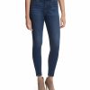 Women * | Promo Jessica Simpson Dark Denim Mia Five-Pocket Adored High-Waist Skinny Jeans Women