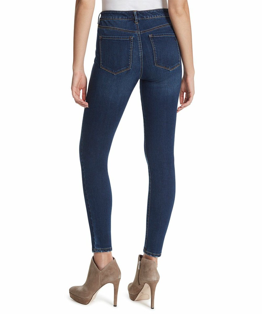 Women * | Promo Jessica Simpson Dark Denim Mia Five-Pocket Adored High-Waist Skinny Jeans Women