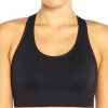 Women * | Best Sale Jessica Simpson Black Kimmy Wireless Sports Bra For Women