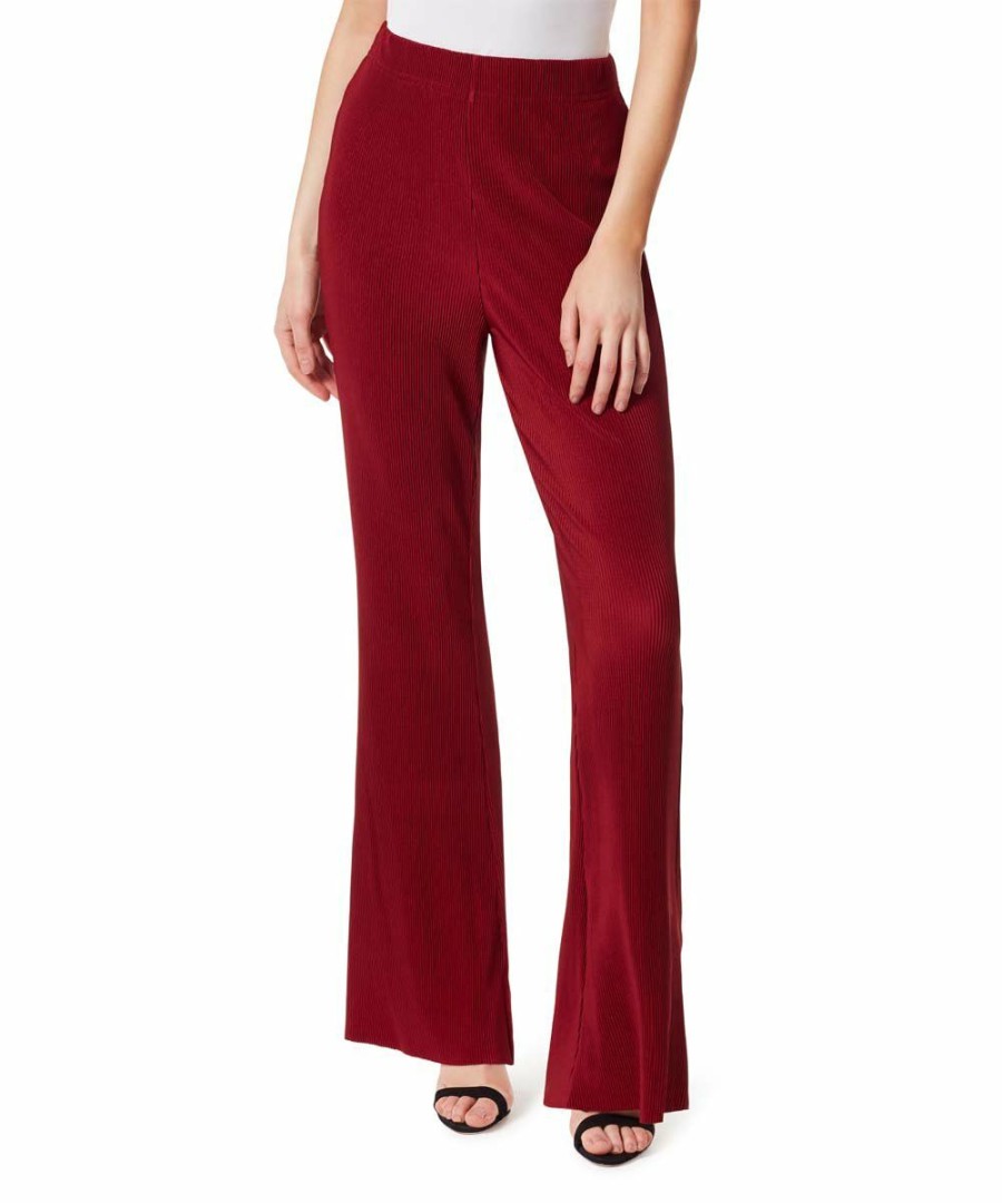 Women * | Deals Jessica Simpson Pomegranate Dempsey Plisse Pants Women