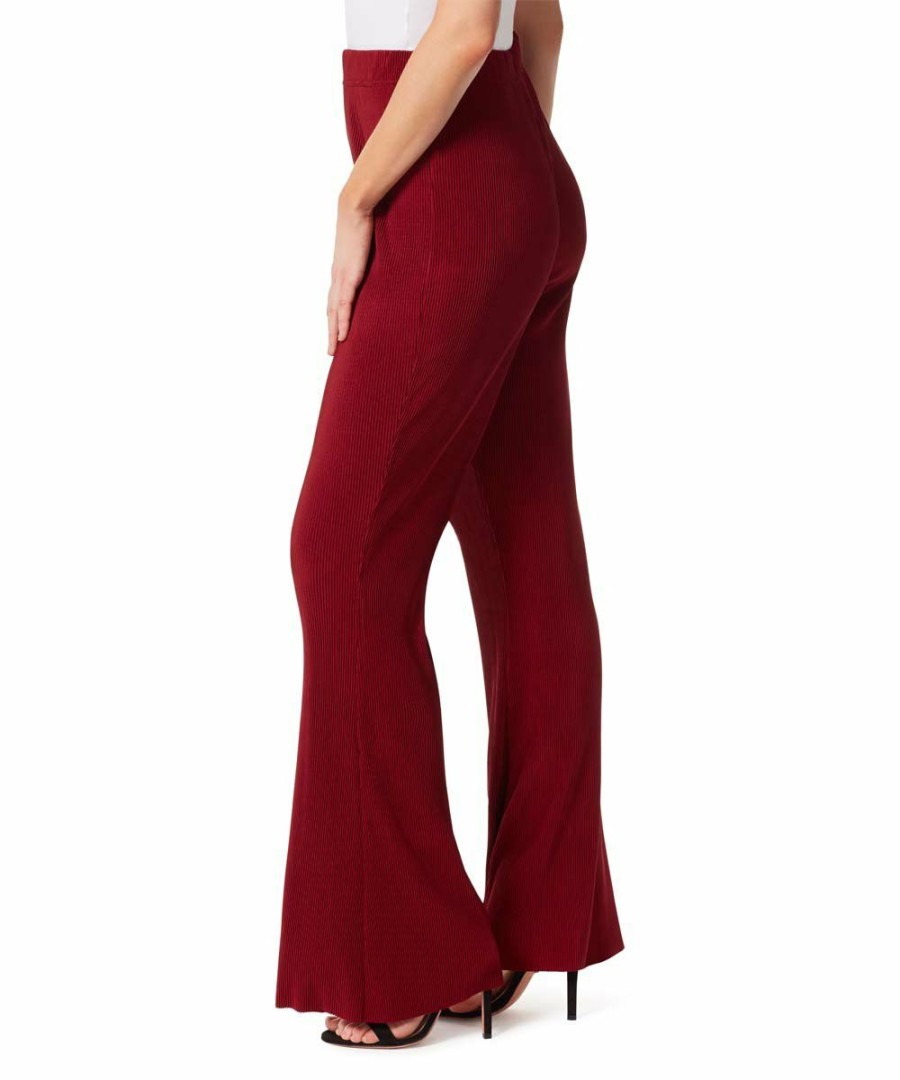 Women * | Deals Jessica Simpson Pomegranate Dempsey Plisse Pants Women