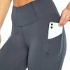 Women * | Top 10 Jessica Simpson Blue Pocket Tummy-Control High-Waist 25" Leggings Women