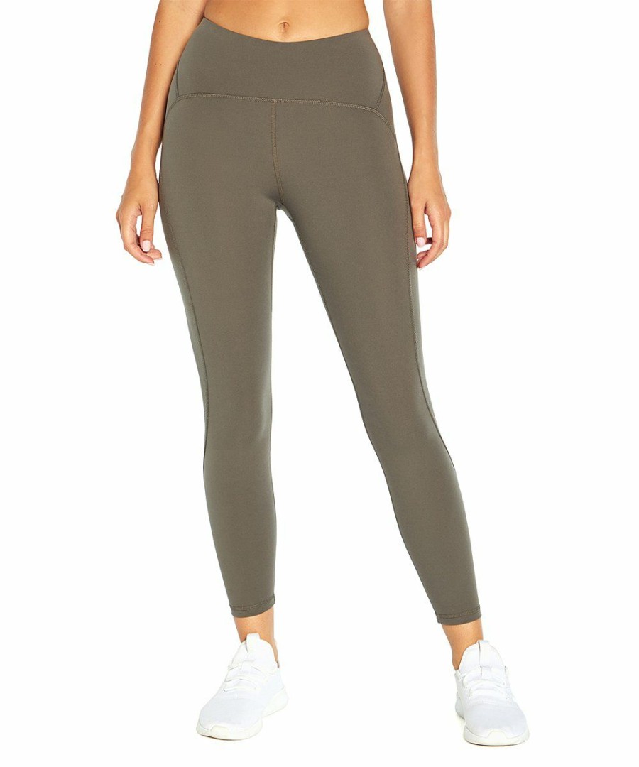 Women * | Top 10 Jessica Simpson Gunmetal Encore Ankle-Cut 25" Leggings Women