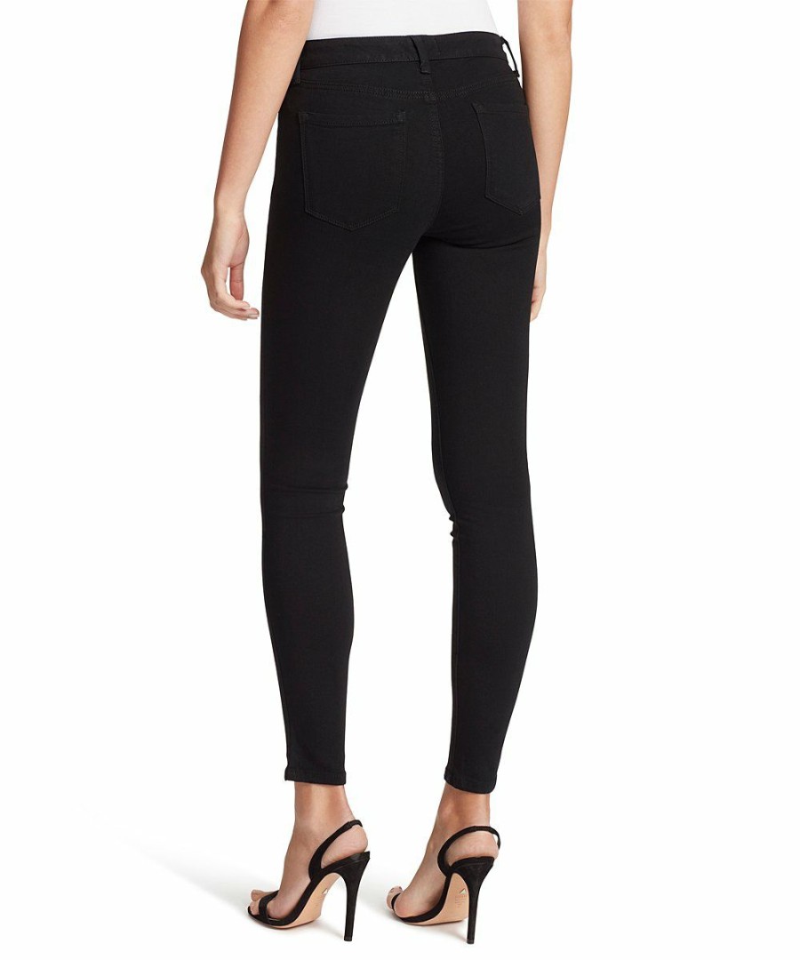 Women * | Cheapest Jessica Simpson Black Kiss Me Skinny Jeans Women