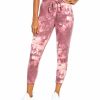 Women * | Cheap Jessica Simpson Tea Rose Tie-Dye Swirl Riley 27" Joggers Women