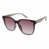 Women * | Flash Sale Jessica Simpson Smoke Glitter & Gray Fade Glitter-Accent Square Sunglasses For Women