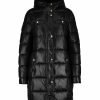 Women * | Cheap Jessica Simpson Black Hooded Puffer Parka Women & Plus