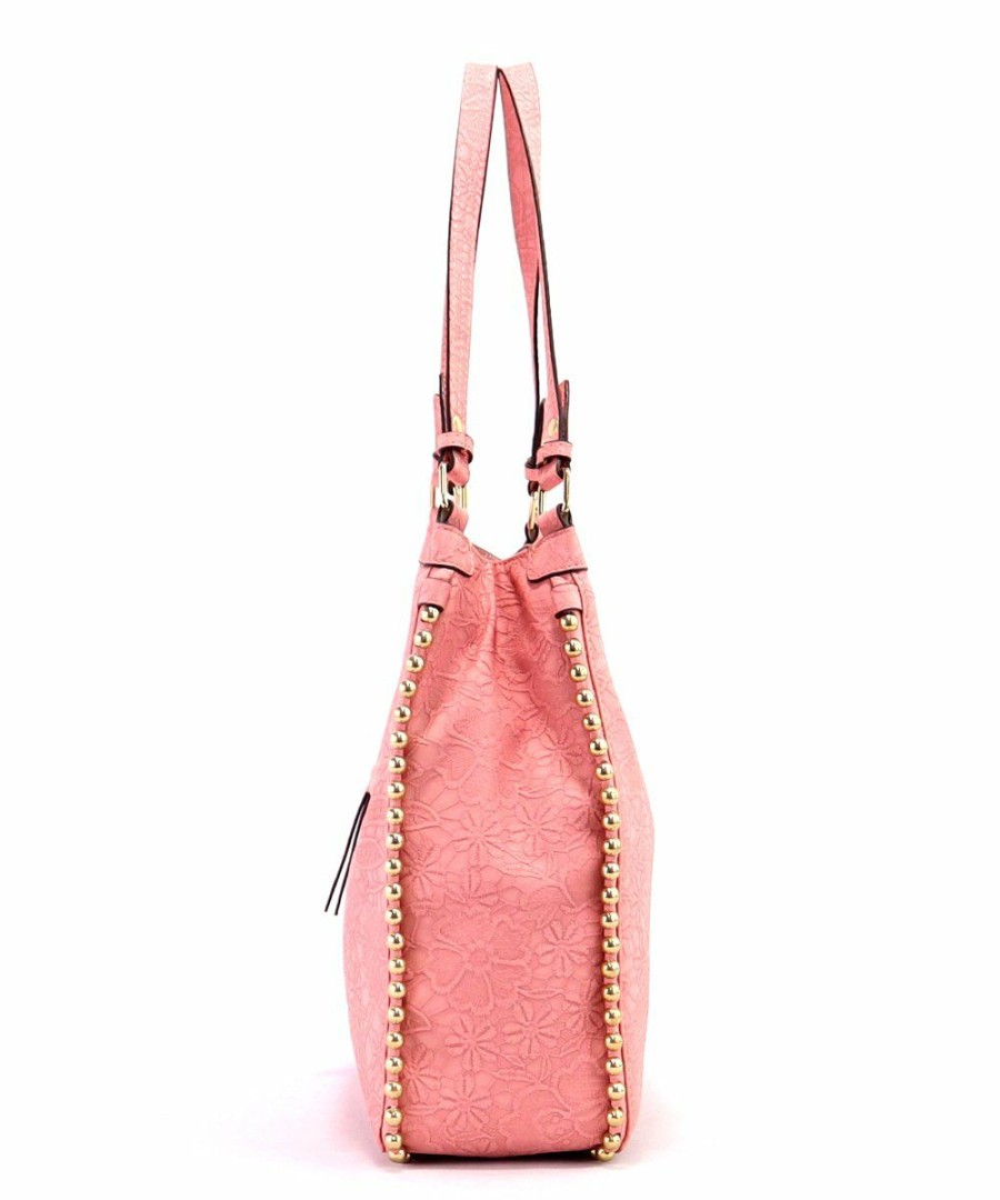 Women * | Flash Sale Jessica Simpson Coral Almond Camille Four-Poster Shoulder Bag For Women