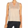 Women * | Cheap Jessica Simpson Sphinx Beige Chelsea Notch Neck Tank Women