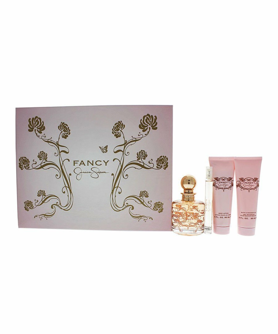 Beauty & Wellness * | Top 10 Jessica Simpson Fancy 3.4-Oz Eau De Parfum 4-Pc. Set Women For Beauty & Wellness