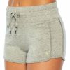 Women * | Discount Jessica Simpson Heather Gray Cory 3" Dolphin-Hem Drawstring Shorts Women