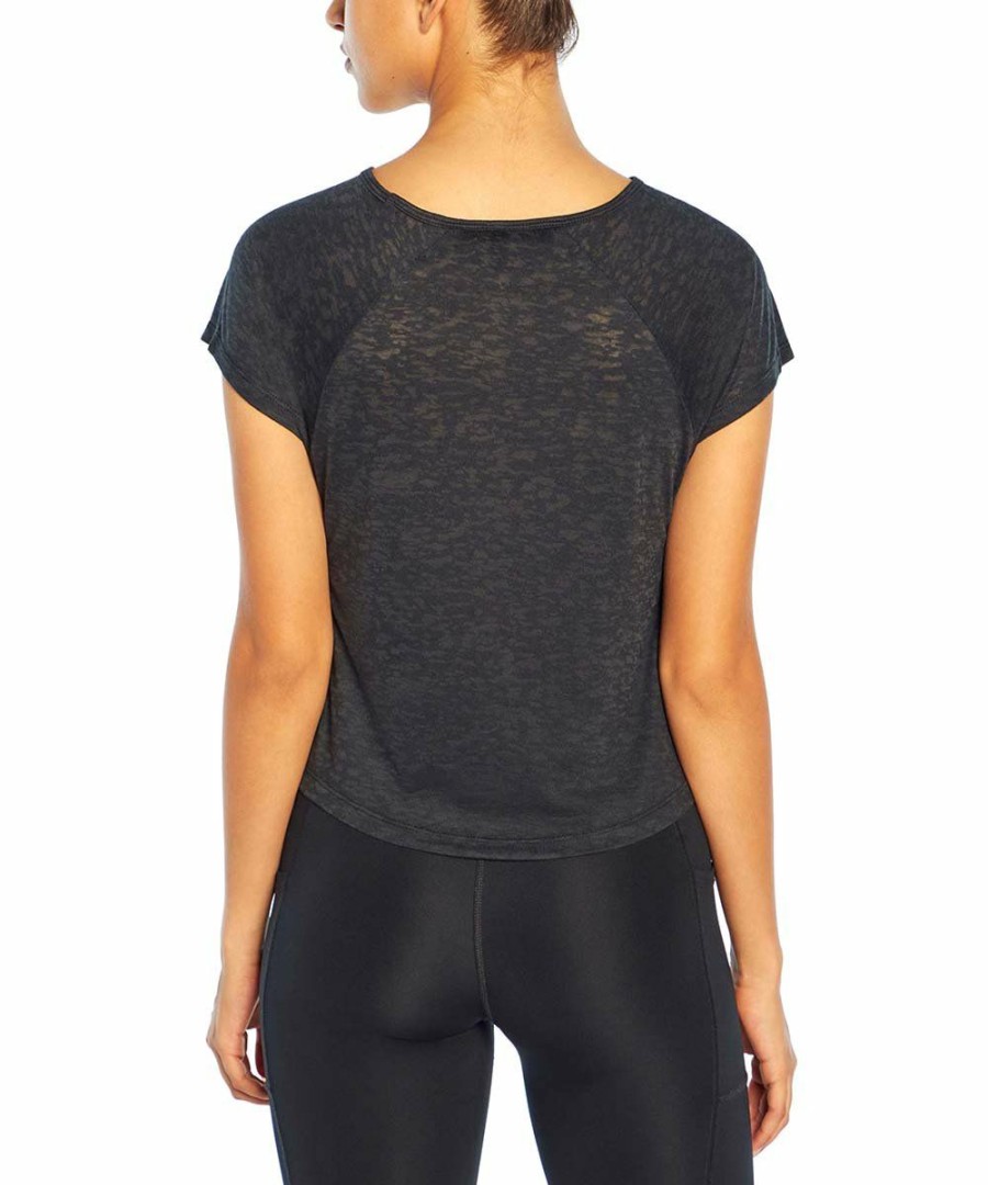 Women * | Cheapest Jessica Simpson Black Dolly Short-Sleeve Tee Women