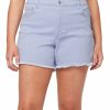 Women * | Flash Sale Jessica Simpson Thistle Down Infinite High-Waist Shorts Plus For Women