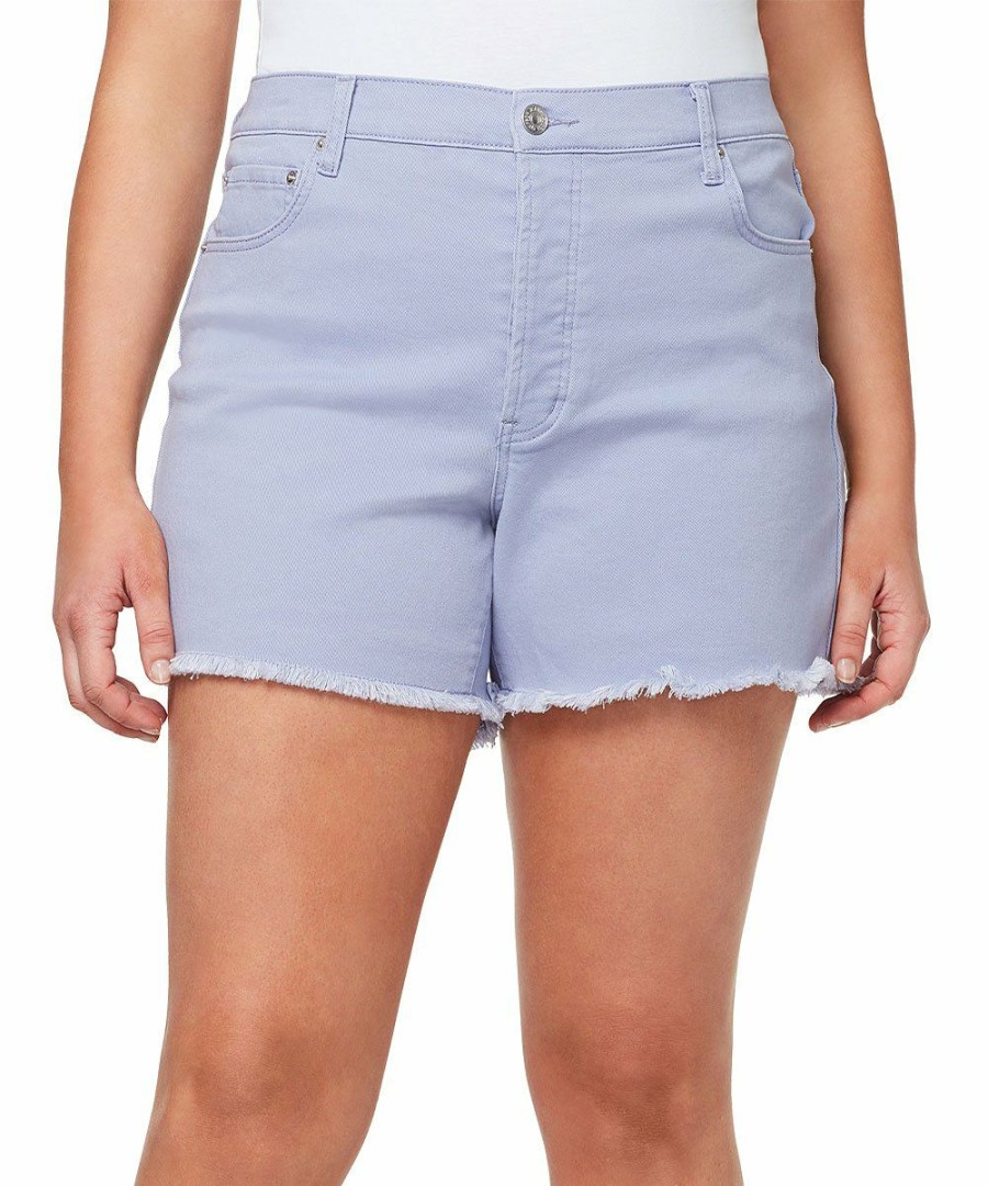 Women * | Flash Sale Jessica Simpson Thistle Down Infinite High-Waist Shorts Plus For Women