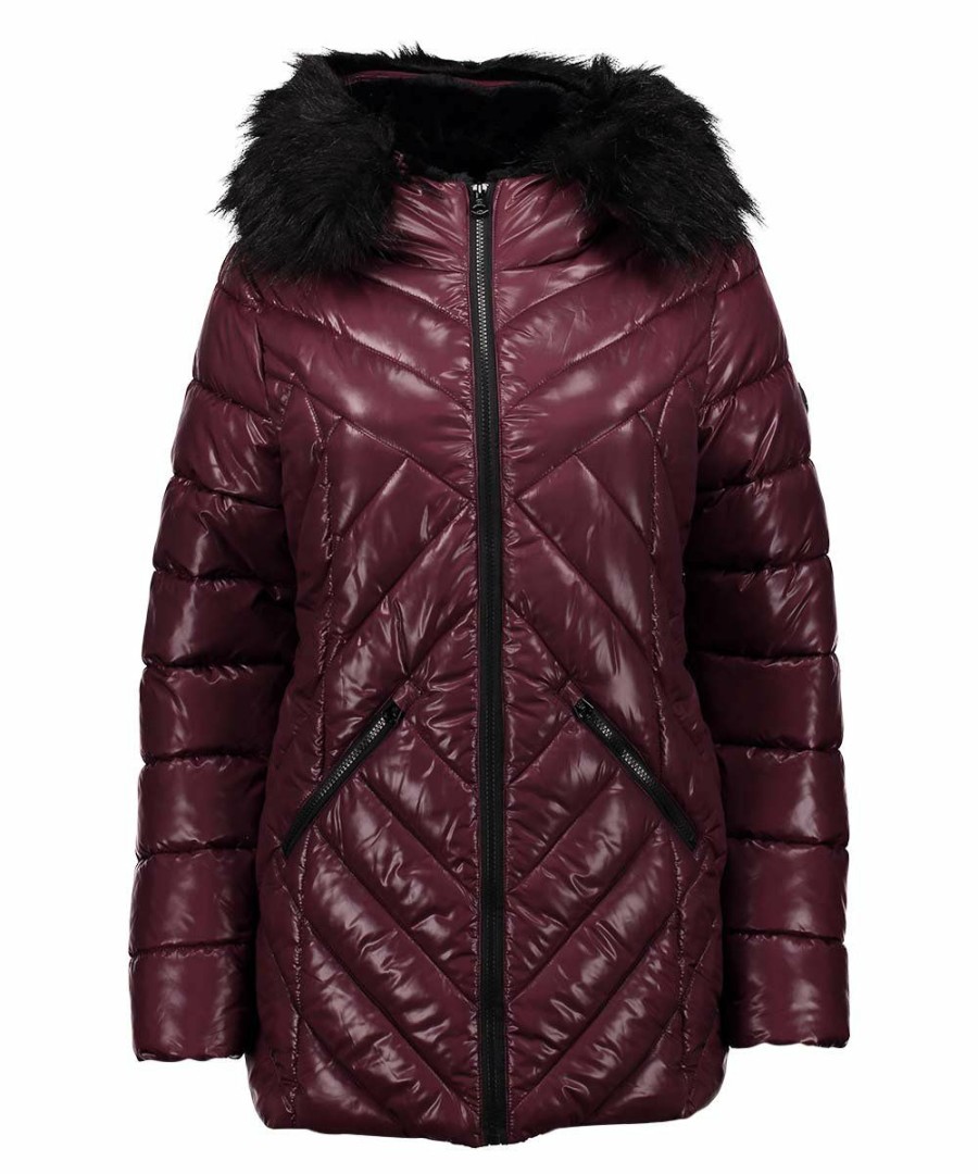 Women * | Best Deal Jessica Simpson Ruby Hooded Puffer Parka Women